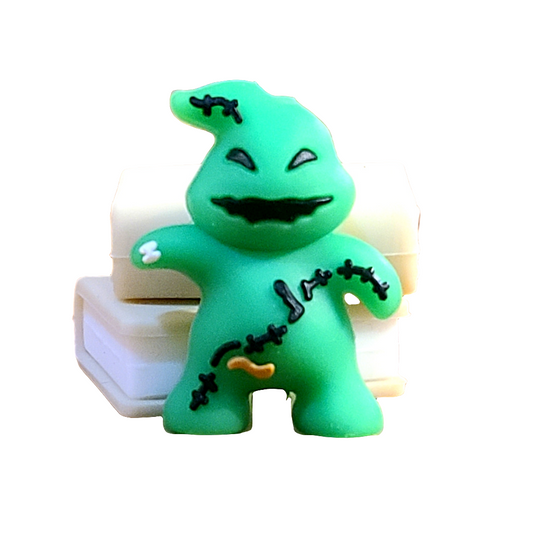 3D Oogie Boogie Silicone Focal Bead