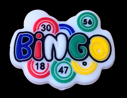 Bingo Silicone Focal Bead