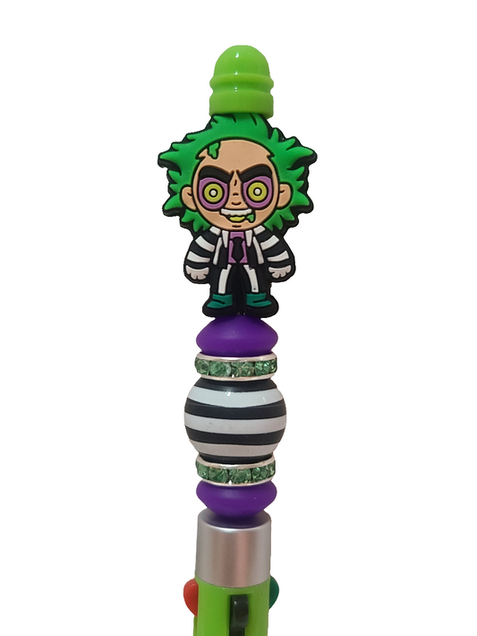 Beetlejuice Multiclick Beaded Pen