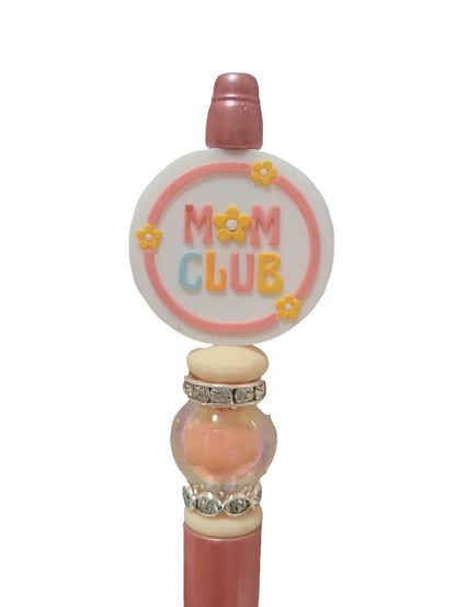 Mom Club Beaded Pen