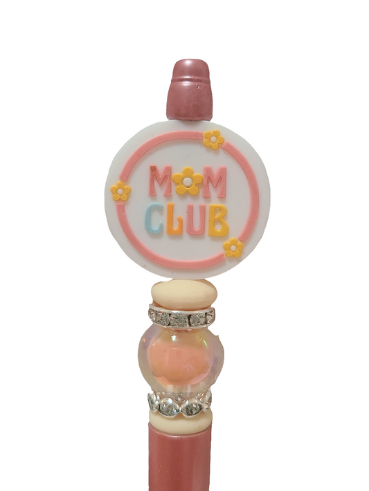 Mom Club Beaded Pen