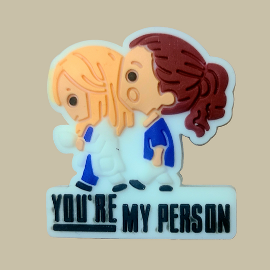 You're My Person Silicone Focal Bead