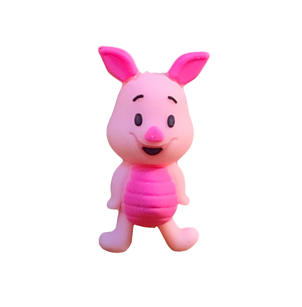 3D Piglet Silicone Focal Bead