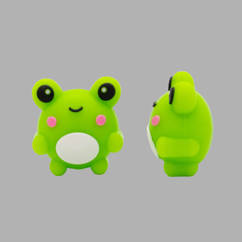 3D Adorable Frog Focal Bead