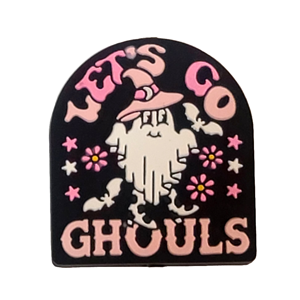 Let's Go Ghouls Silicone Focal Bead