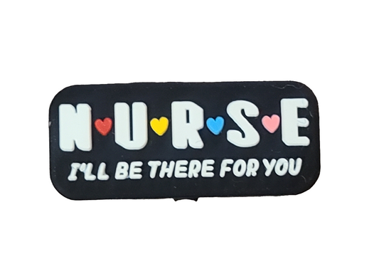 Nurse I'll Be There For You Silicone Focal Bead