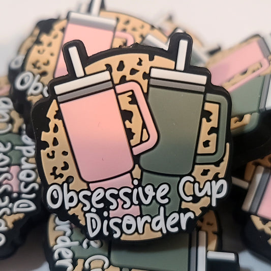 OCD Obsessive Cup Disorder Silicone Focal Bead